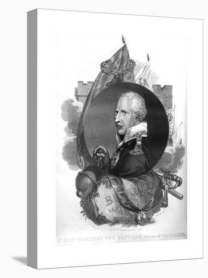 Field Marshal Von Blucher, Prince of Wagstadt, 1816-T Wallis-Stretched Canvas