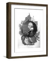 Field Marshal Von Blucher, Prince of Wagstadt, 1816-T Wallis-Framed Giclee Print