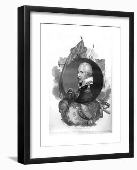 Field Marshal Von Blucher, Prince of Wagstadt, 1816-T Wallis-Framed Giclee Print