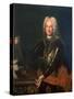 Field Marshall Count Guidobald Von Starhemberg-Godfrey Kneller-Stretched Canvas