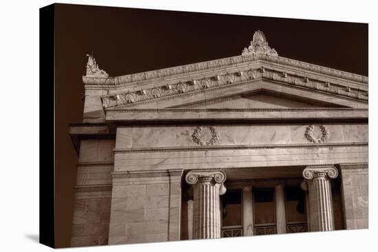 Field Museum of Chicago BW-Steve Gadomski-Stretched Canvas