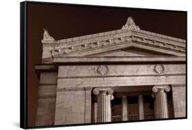 Field Museum of Chicago BW-Steve Gadomski-Framed Stretched Canvas