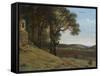 Field near Pencerrig, 1776 (Oil on Paper)-Thomas Jones-Framed Stretched Canvas