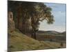 Field near Pencerrig, 1776 (Oil on Paper)-Thomas Jones-Mounted Giclee Print