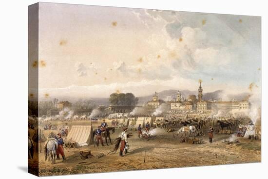 Field of African Hunters in Novara in 1859-Carlo Dolci-Stretched Canvas