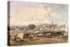 Field of African Hunters in Novara in 1859-Carlo Dolci-Stretched Canvas