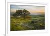 Field of Arrowleaf Balsamroot, Lupine and an Oak Tree at Columbia Hills State Park, Mt. Hood-Gary Luhm-Framed Photographic Print