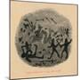 'Field of Battle (in a fog) near Barnet',-John Leech-Mounted Giclee Print