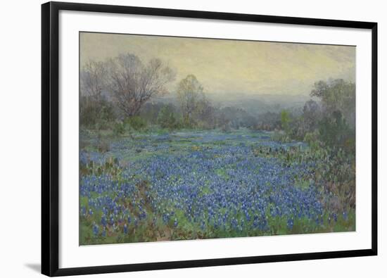 Field of Bluebonnets-null-Framed Giclee Print