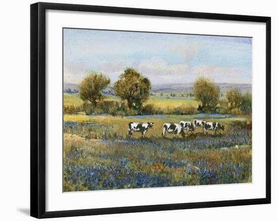 Field of Cattle I-Tim O'toole-Framed Art Print