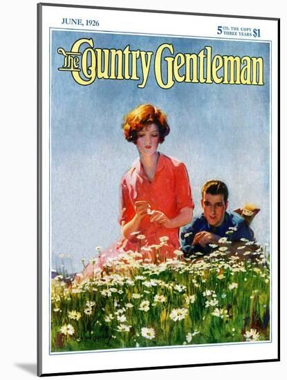 "Field of Dreams," Country Gentleman Cover, June 1, 1926-McClelland Barclay-Mounted Giclee Print