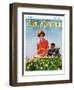 "Field of Dreams," Country Gentleman Cover, June 1, 1926-McClelland Barclay-Framed Giclee Print