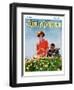 "Field of Dreams," Country Gentleman Cover, June 1, 1926-McClelland Barclay-Framed Premium Giclee Print