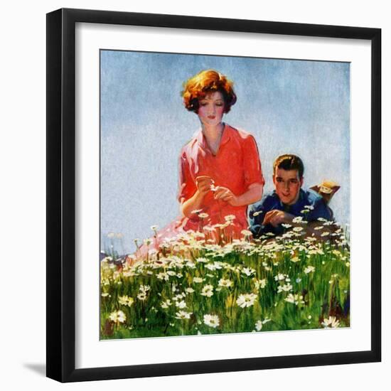 "Field of Dreams,"June 1, 1926-McClelland Barclay-Framed Giclee Print