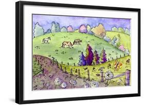 Field of Dreams-Jennifer Zsolt-Framed Giclee Print