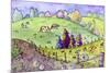 Field of Dreams-Jennifer Zsolt-Mounted Giclee Print