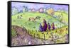 Field of Dreams-Jennifer Zsolt-Framed Stretched Canvas