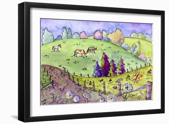 Field of Dreams-Jennifer Zsolt-Framed Giclee Print