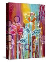 Field of Flowers-Carla Bank-Stretched Canvas