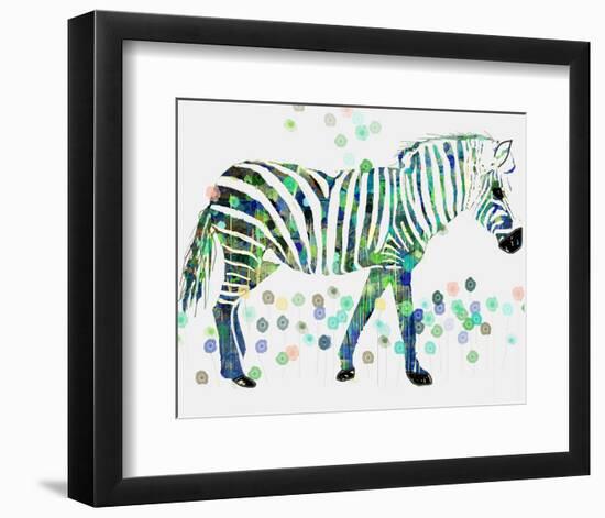 Field of jewels 2-Claire Westwood-Framed Art Print