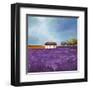 Field of Lavender (Right Detail)-Philip Bloom-Framed Art Print