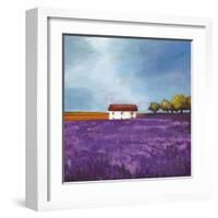 Field of Lavender-Philip Bloom-Framed Art Print