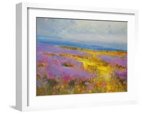 Field of Lavenders 2-Vahe Yeremyan-Framed Art Print