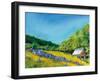 Field of Lupine-Sue Schlabach-Framed Art Print