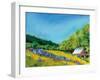 Field of Lupine-Sue Schlabach-Framed Art Print