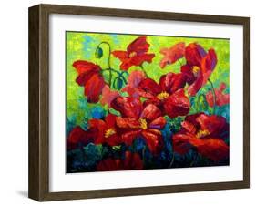 Field Of Poppies A-Marion Rose-Framed Giclee Print