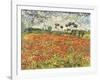 Field of Poppies, Auvers-Sur-Oise, c.1890-Vincent van Gogh-Framed Art Print