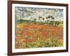 Field of Poppies, Auvers-Sur-Oise, c.1890-Vincent van Gogh-Framed Art Print