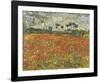 Field of Poppies Auvers-sur-Oise-Vincent van Gogh-Framed Art Print