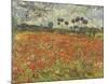 Field of Poppies Auvers-sur-Oise-Vincent van Gogh-Mounted Art Print