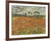 Field of Poppies Auvers-sur-Oise-Vincent van Gogh-Framed Art Print