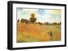 Field of Poppies, c.1886-Claude Monet-Framed Art Print