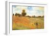 Field of Poppies, c.1886-Claude Monet-Framed Art Print