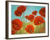 Field of Poppies II-Vivien Rhyan-Framed Art Print