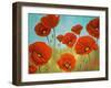 Field of Poppies II-Vivien Rhyan-Framed Premium Giclee Print