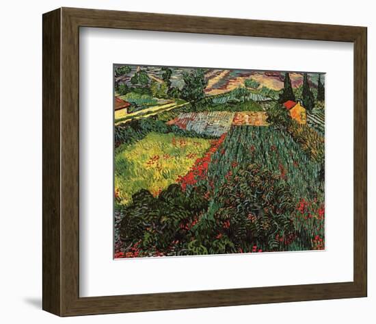 Field of Poppies, Saint-Remy, c.1889-Vincent van Gogh-Framed Art Print