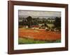 Field of Poppies-Claude Monet-Framed Art Print