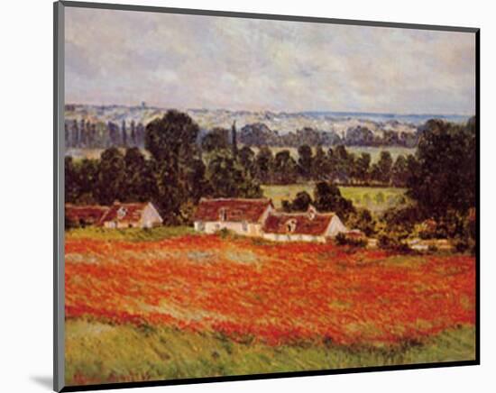 Field of Poppies-Claude Monet-Mounted Art Print