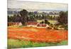 Field of Poppies-Claude Monet-Mounted Art Print