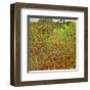 Field of Poppies-Gustav Klimt-Framed Art Print