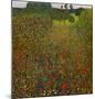 Field of Poppies-Gustav Klimt-Mounted Art Print