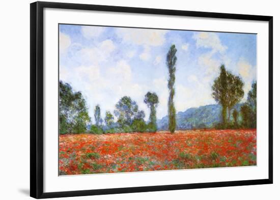 Field of Poppies-Claude Monet-Framed Art Print