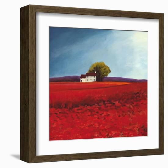 Field of poppies-Philip Bloom-Framed Art Print