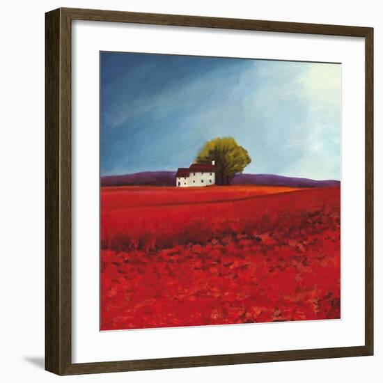 Field of poppies-Philip Bloom-Framed Art Print