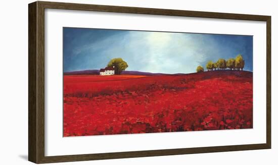 Field of poppies-Philip Bloom-Framed Art Print