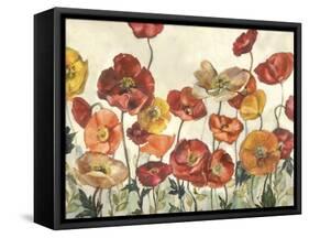 Field Of Poppies-Marietta Cohen Art and Design-Framed Stretched Canvas